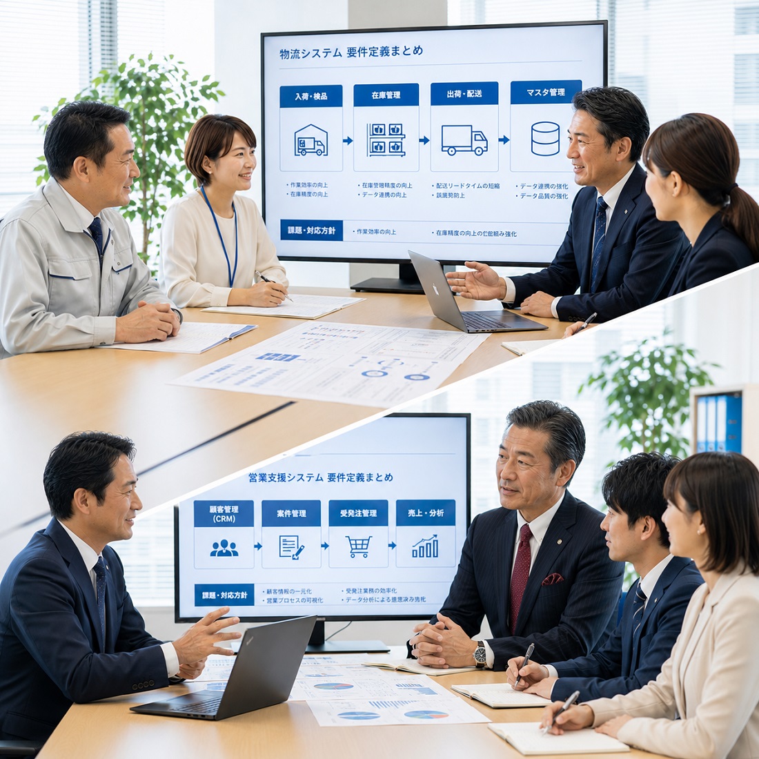 設計書をレビューするイメージ